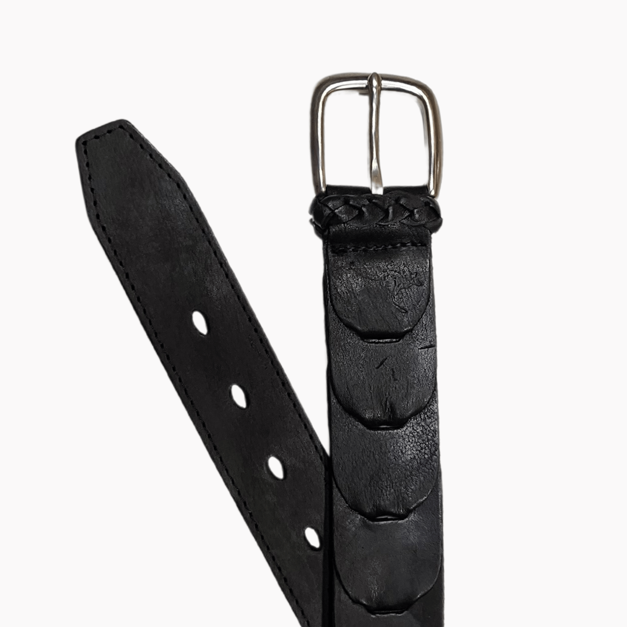 32mm | Black | Kangaroo | Linked - BeltUp Leather Co.