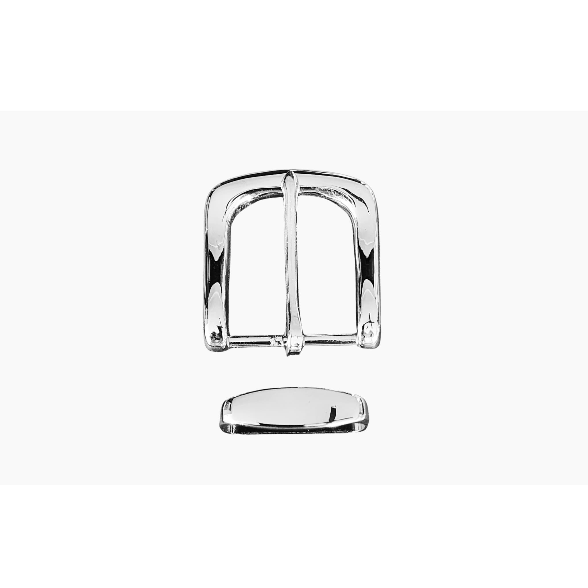 32mm | Polished Silver | Long - BeltUp Leather Co.