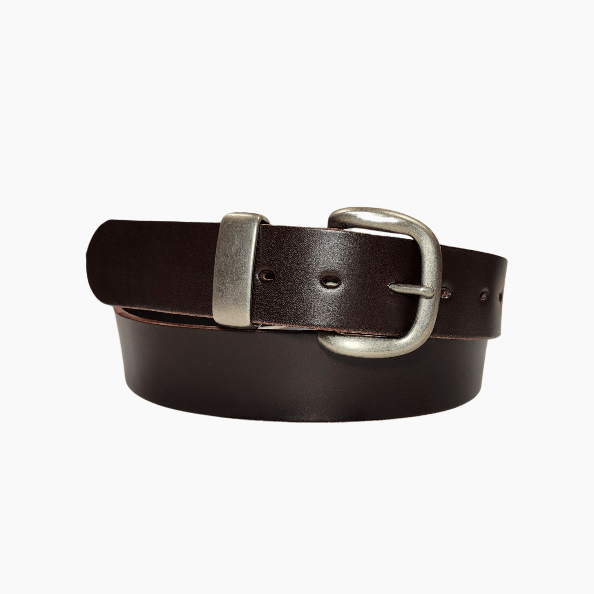 38mm | Brown Leather Belt | Metal Keeper | BeltUp - BeltUp Leather Co.