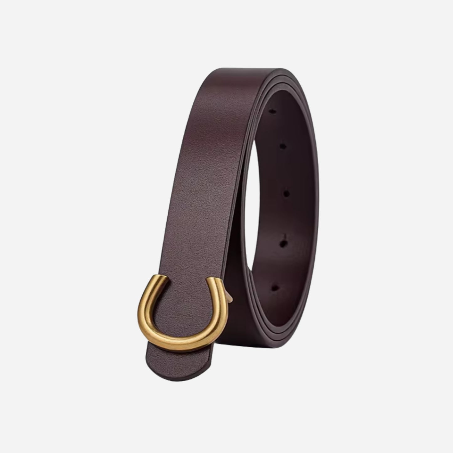 28mm | Top Grain | Antique Gold Buckle