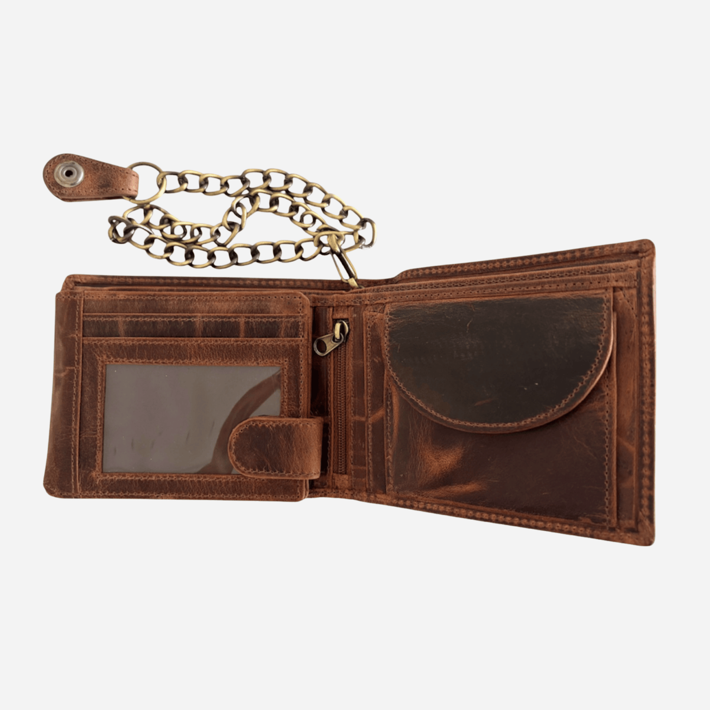 Chain Wallet | Rugged Hide | Bikey