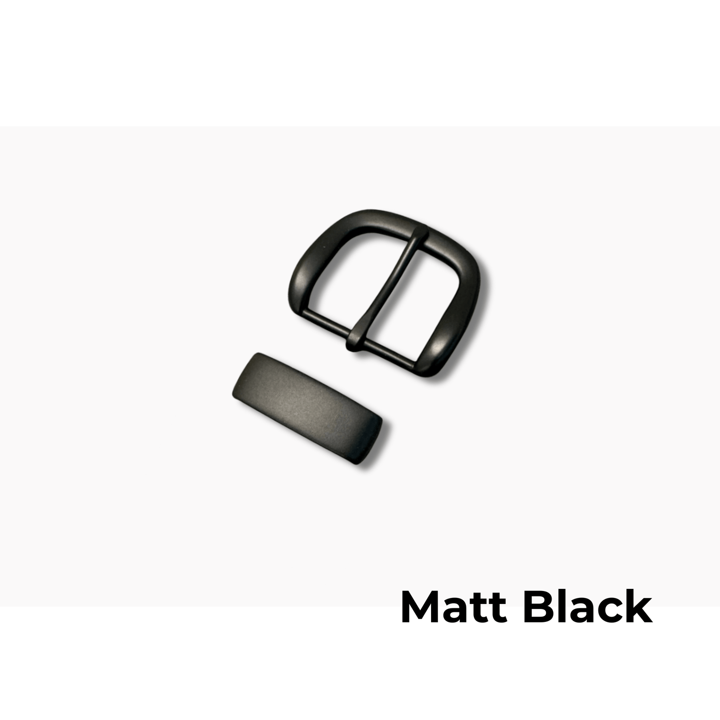 32mm | Black Italian Leather | Round Polished Silver Buckle