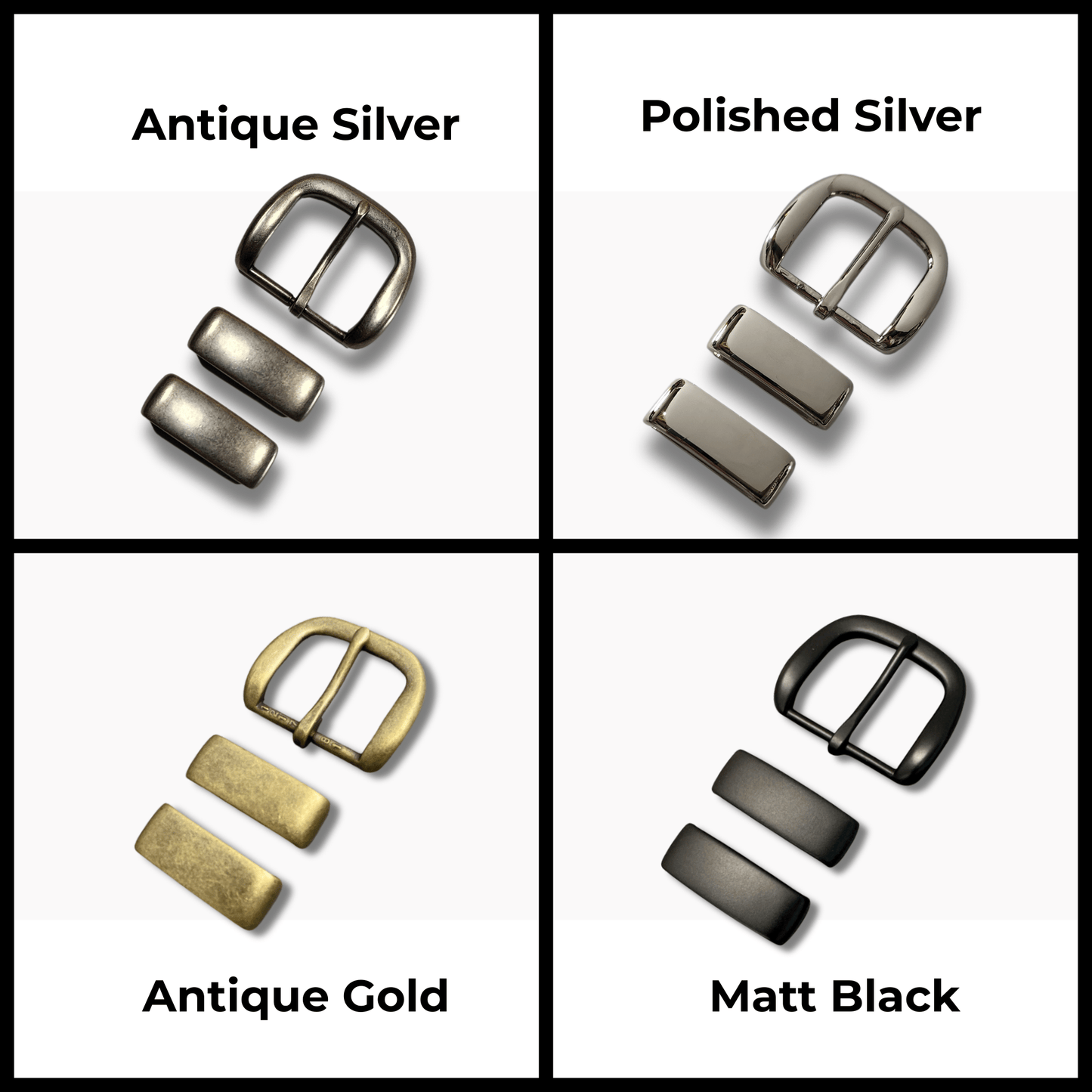 38mm | Double Keeper | Black Casual Belt