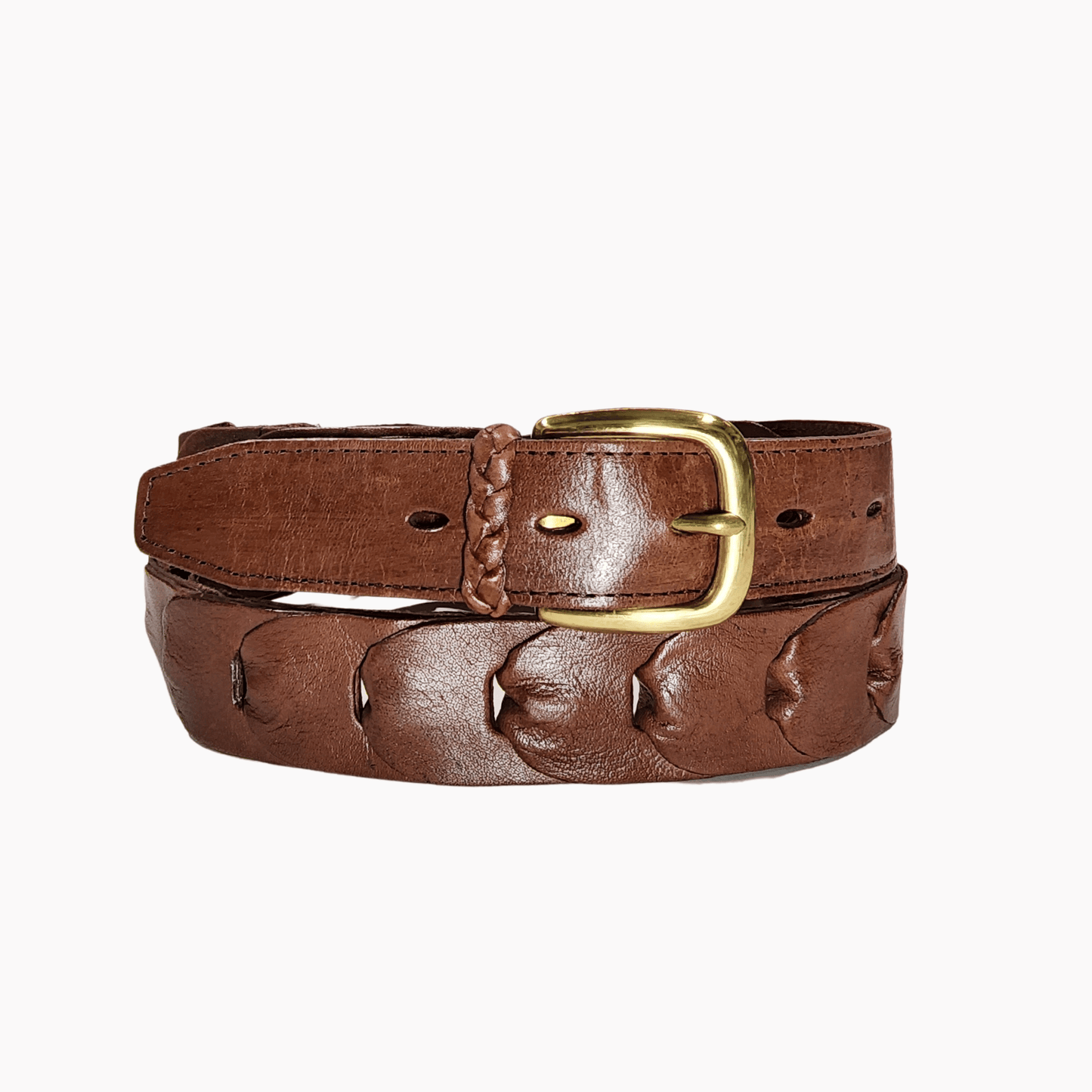 32mm | Tan | Kangaroo | Linked - BeltUpOnline