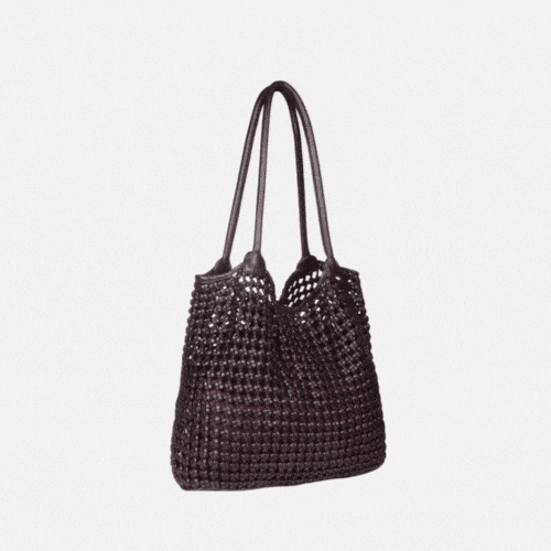 Shoulder Bag | Woven Leather Tote | Tamarama