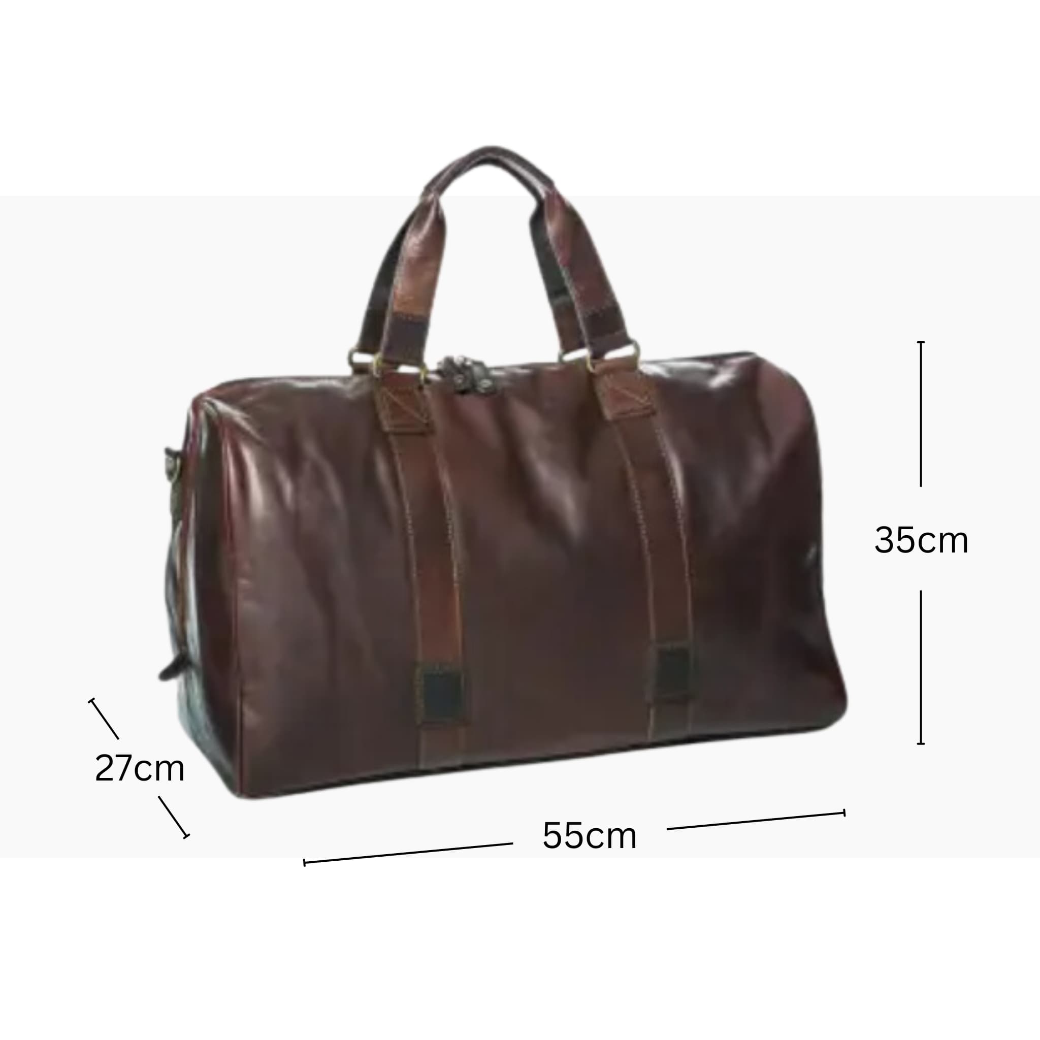 Duffle | Brown | Cairo - BeltUp Leather Co.