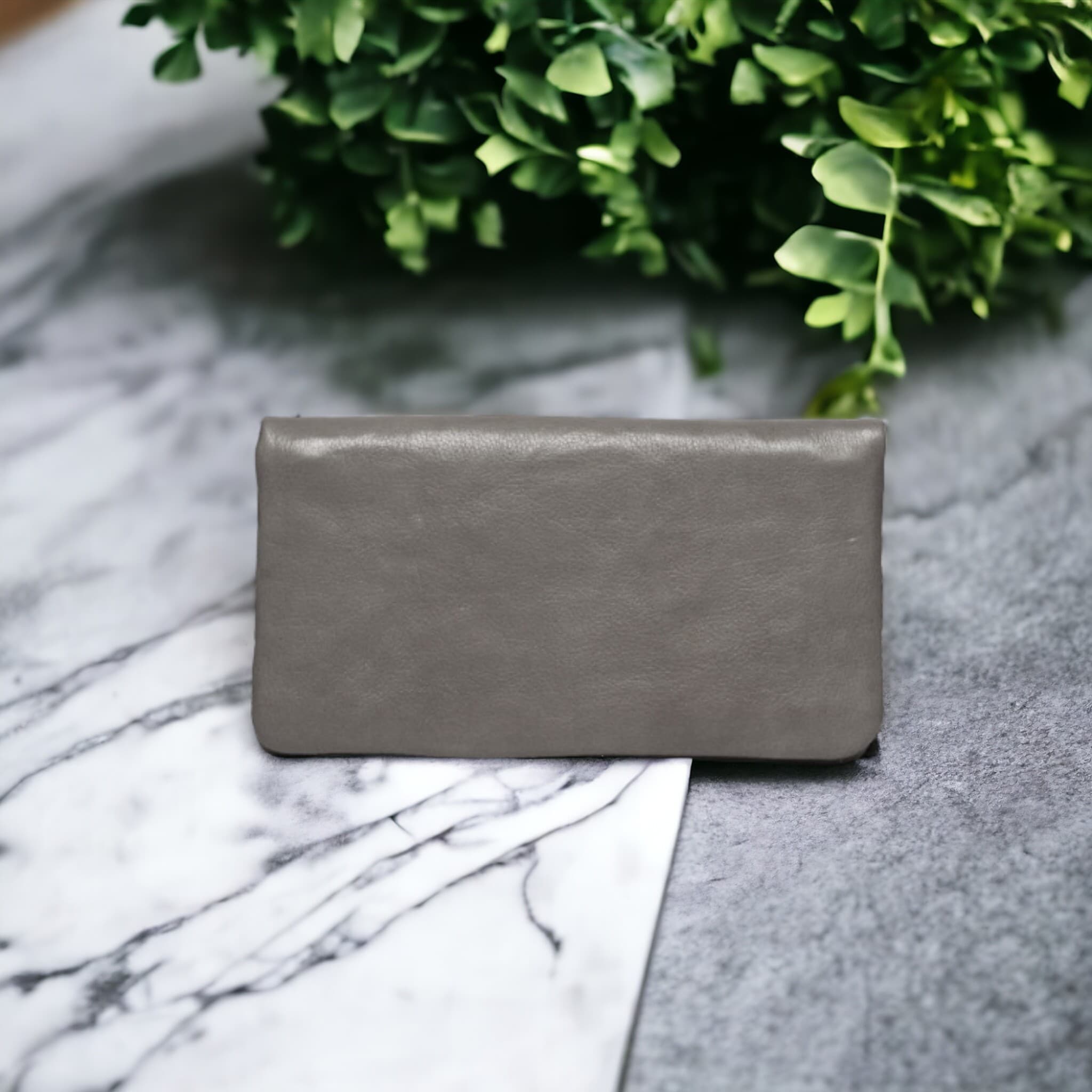 Grey | Purse | Genesis - BeltUp Leather Co.