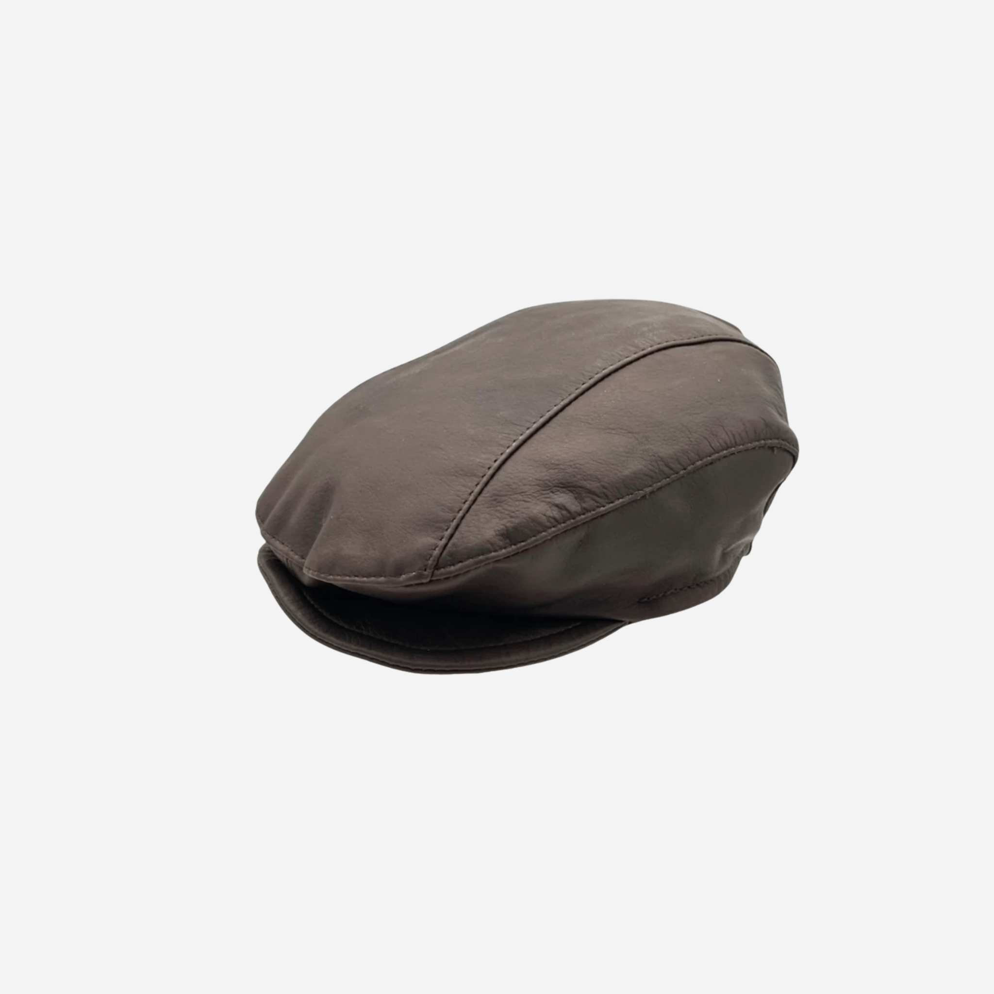 Brown kangaroo leather drivers cap - Jacaru