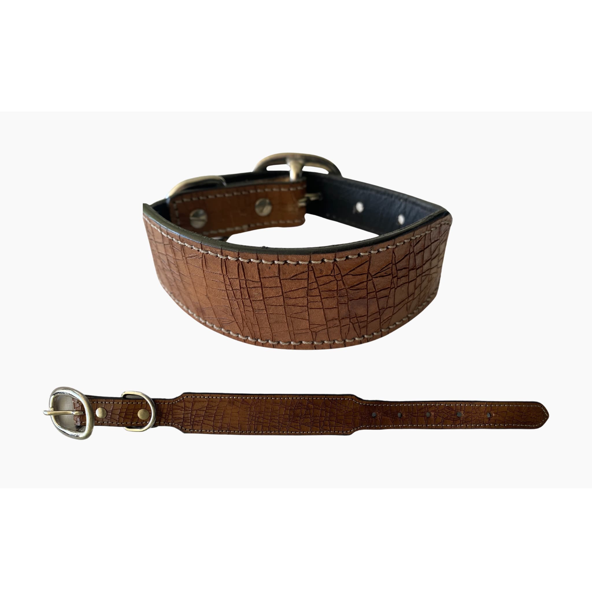 Rugged Leather Dog Collar - BeltUp Leather Co.