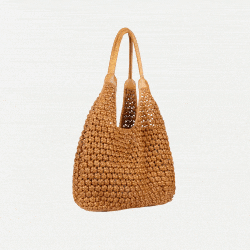 Shoulder Bag | Leather Woven Boho | Clovelly