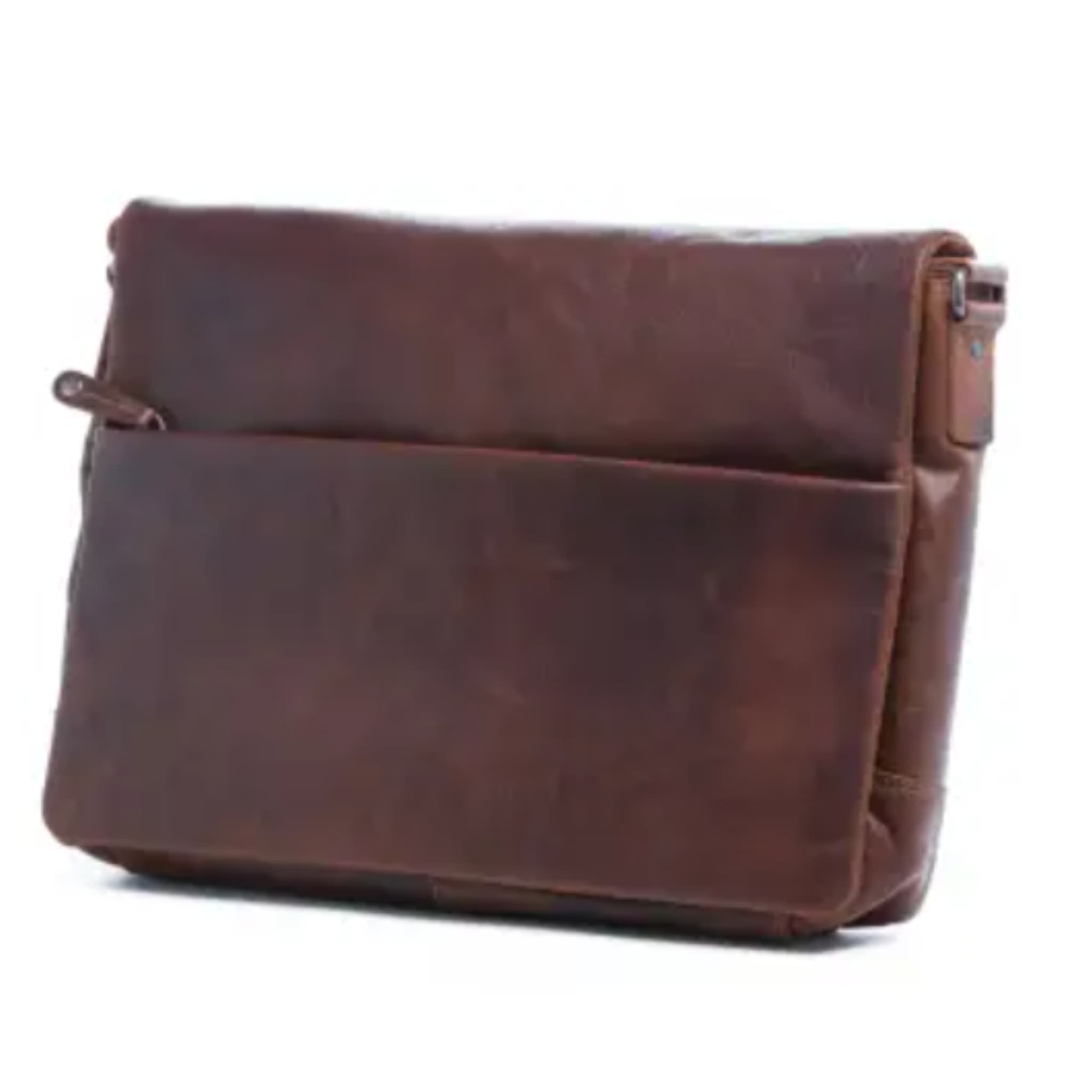 Computer Satchel | Brandy | Jonathan - BeltUp Leather Co.