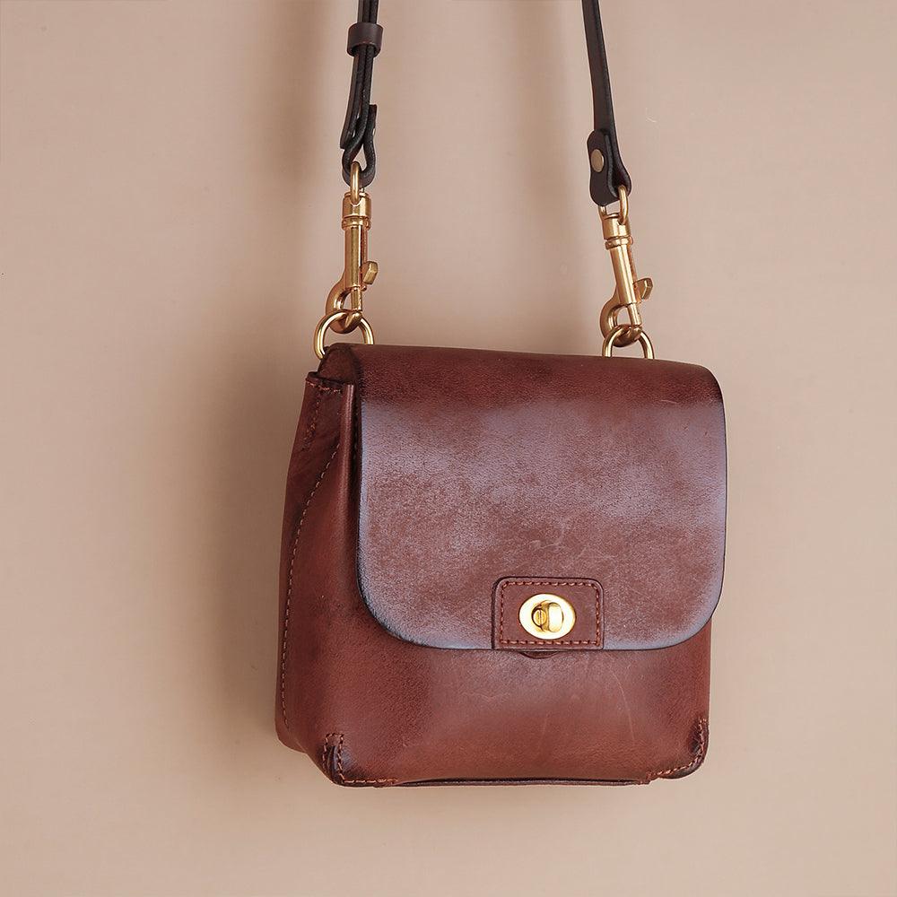 Crossbody | Burgandy | BULC - BeltUp Leather Co.
