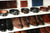 leather belts, wallets and shoes arranged in racks