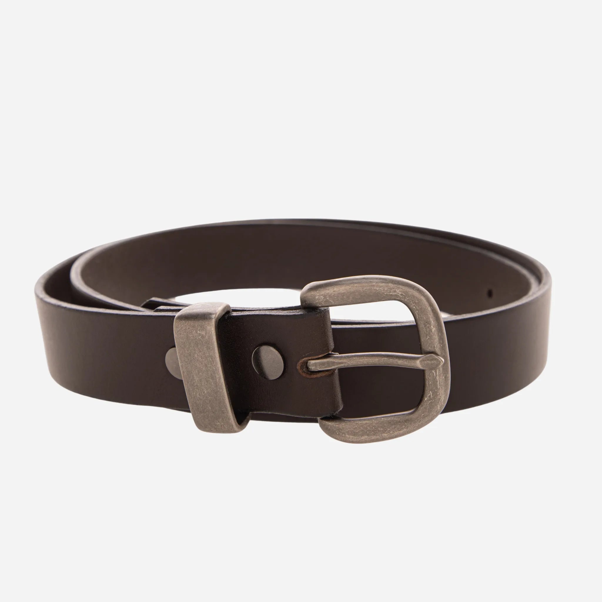 32mm Italian Leather Belt | Metal Keeper | Black & Brown - BeltUp Leather Co.