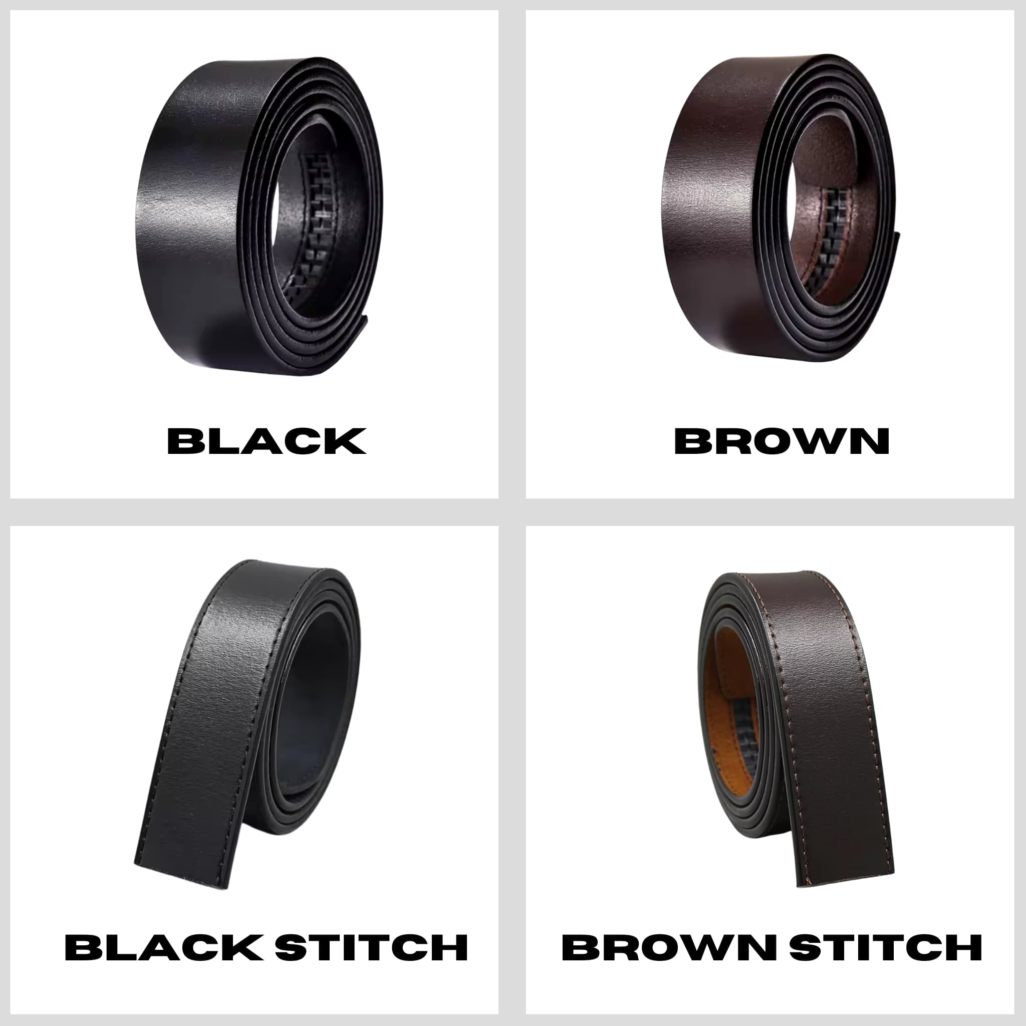 35mm | 3 Pack Auto Buckle | Dan - BeltUp Leather Co.