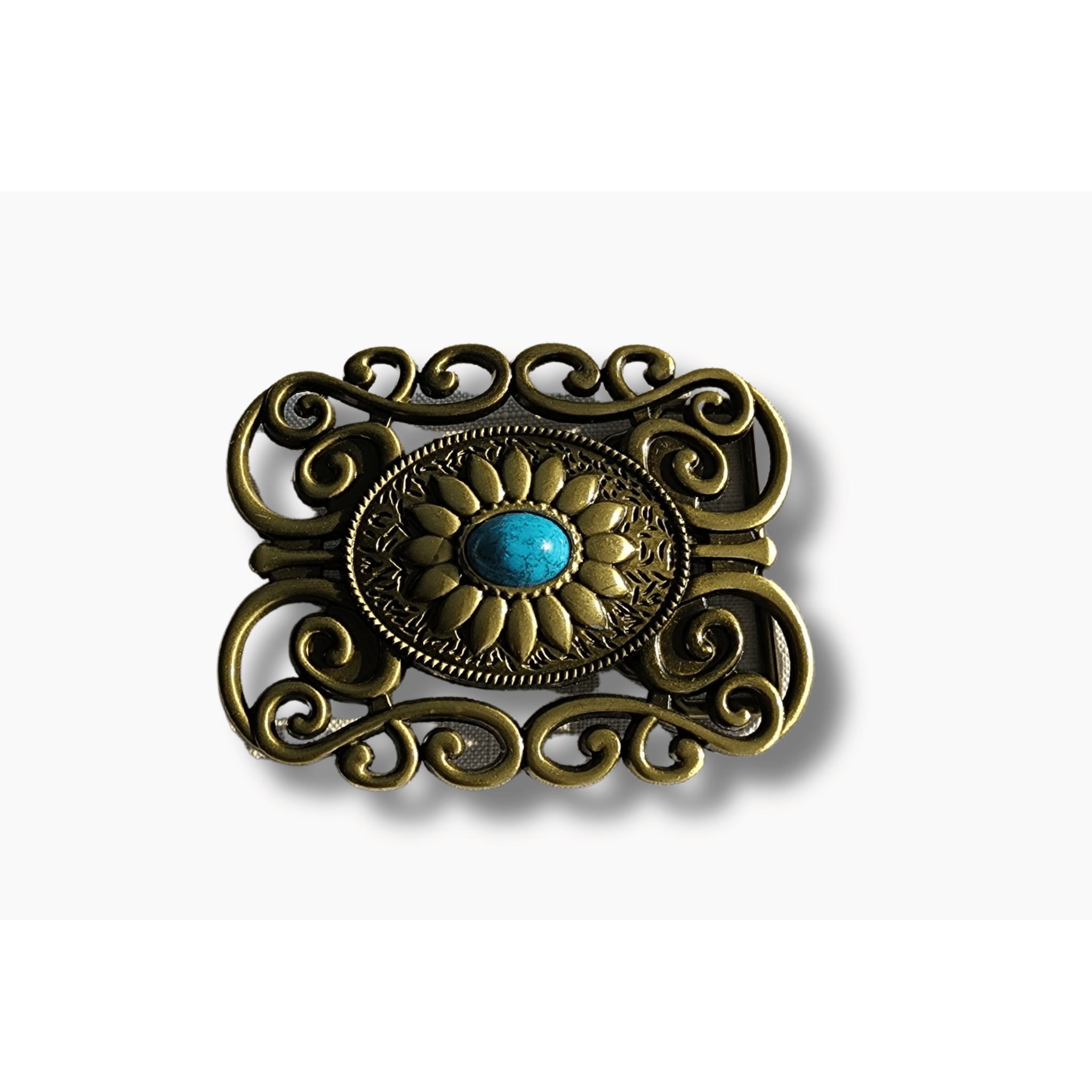 38mm | Antique Brass Buckle - BeltUp Leather Co.