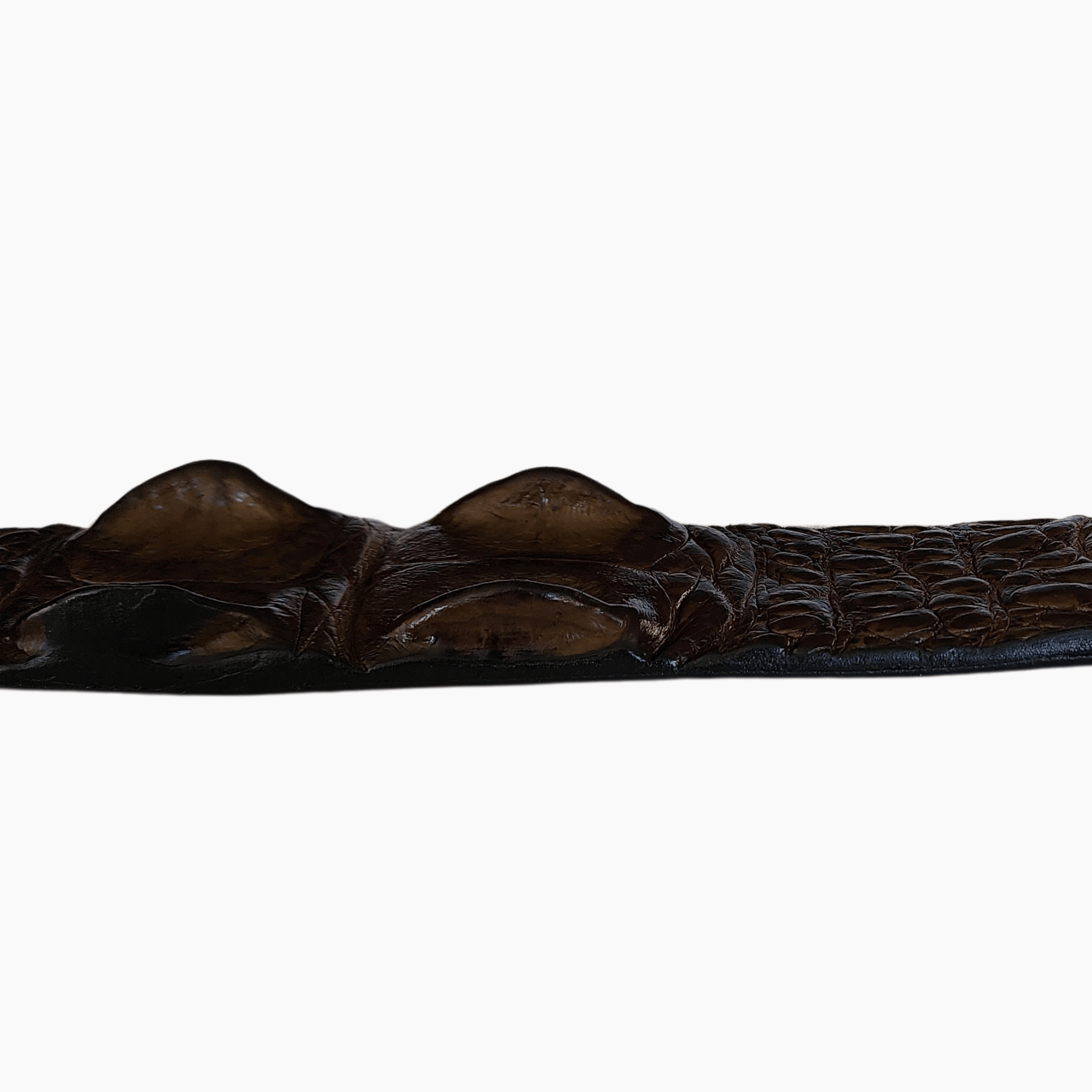 38mm | Black Hornback | Crocodile Belt - BeltUp Leather Co.