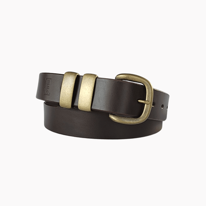 38mm | Brown Leather Belt | Double Keeper | BeltUp - BeltUp Leather Co.