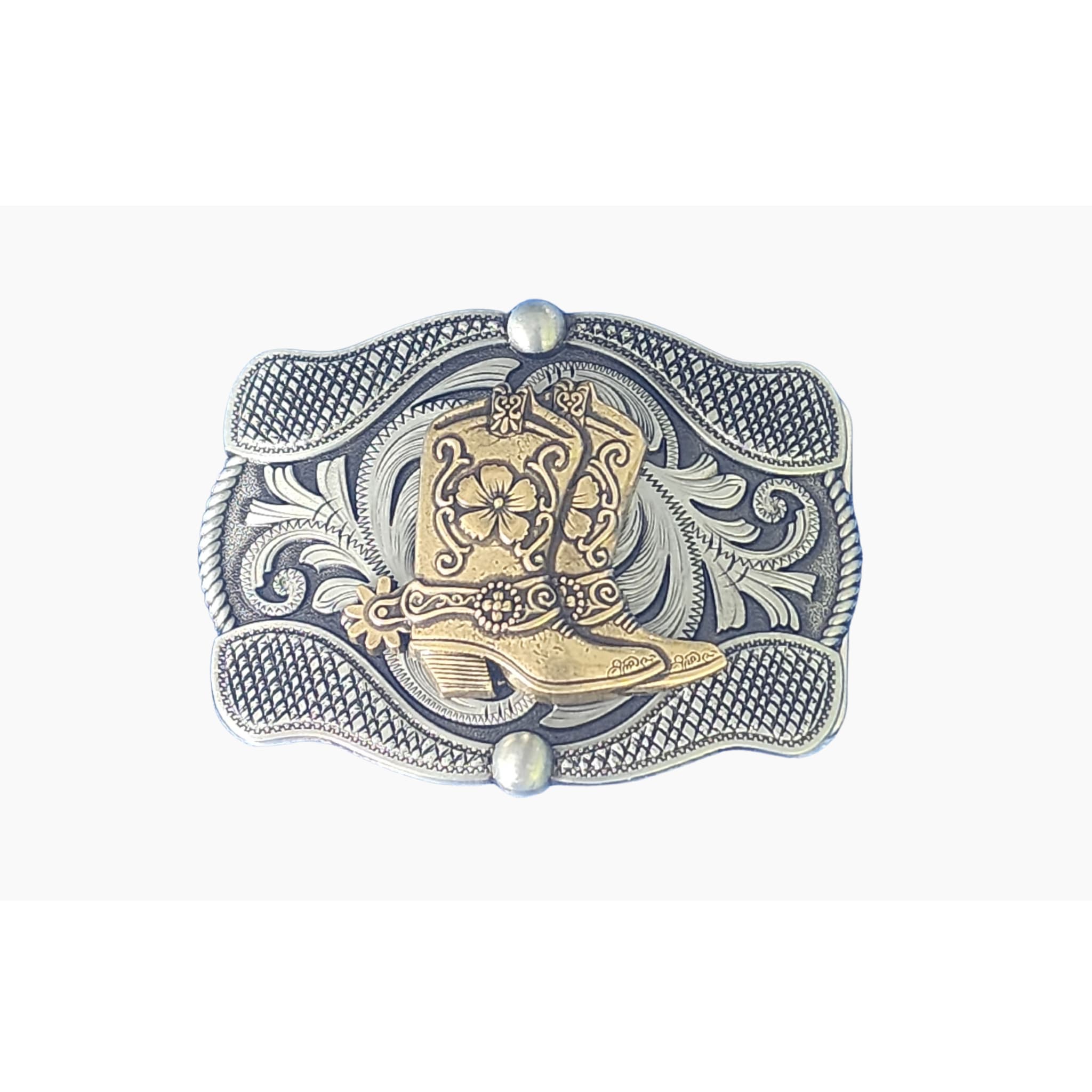 38mm | Cowboy Boots | Two Tone - BeltUp Leather Co.