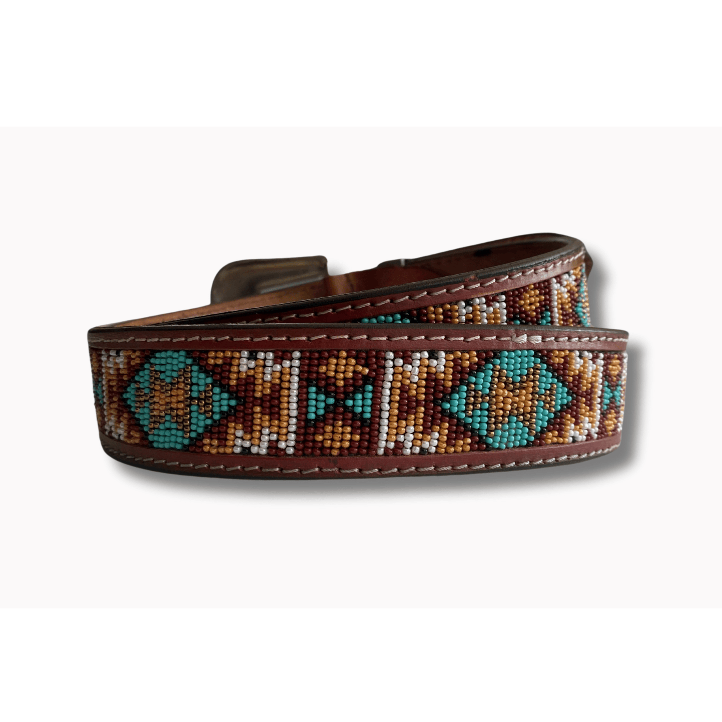 38mm | Top Grain | Western Beads - BeltUp Leather Co.