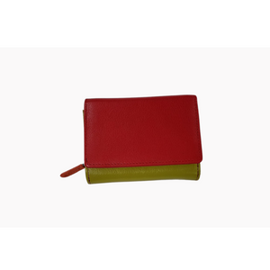 Ruby - Citrus Leather Wallet by Oran Leather