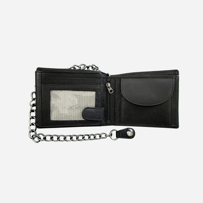 Chain Wallet | Rugged Hide | Bikey