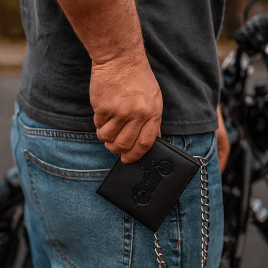 Chain Wallet | Rugged Hide | Bikey