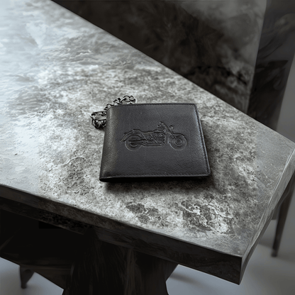 Chain Wallet | Rugged Hide | Bikey