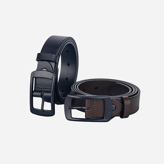 28mm | Top Grain | Black Buckle