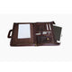BULC - Cognac Leather Folio with Handles