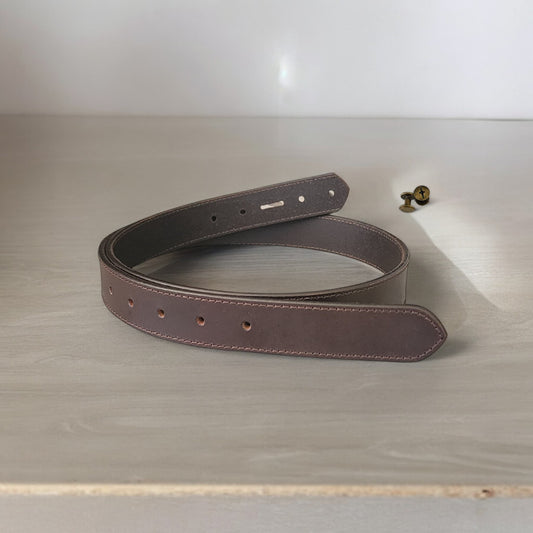 38mm | Brown Stitched | Strap Only