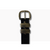 Double Keeper Black Casual Belt 100% Leather- 38mm Width - BeltUpOnline
