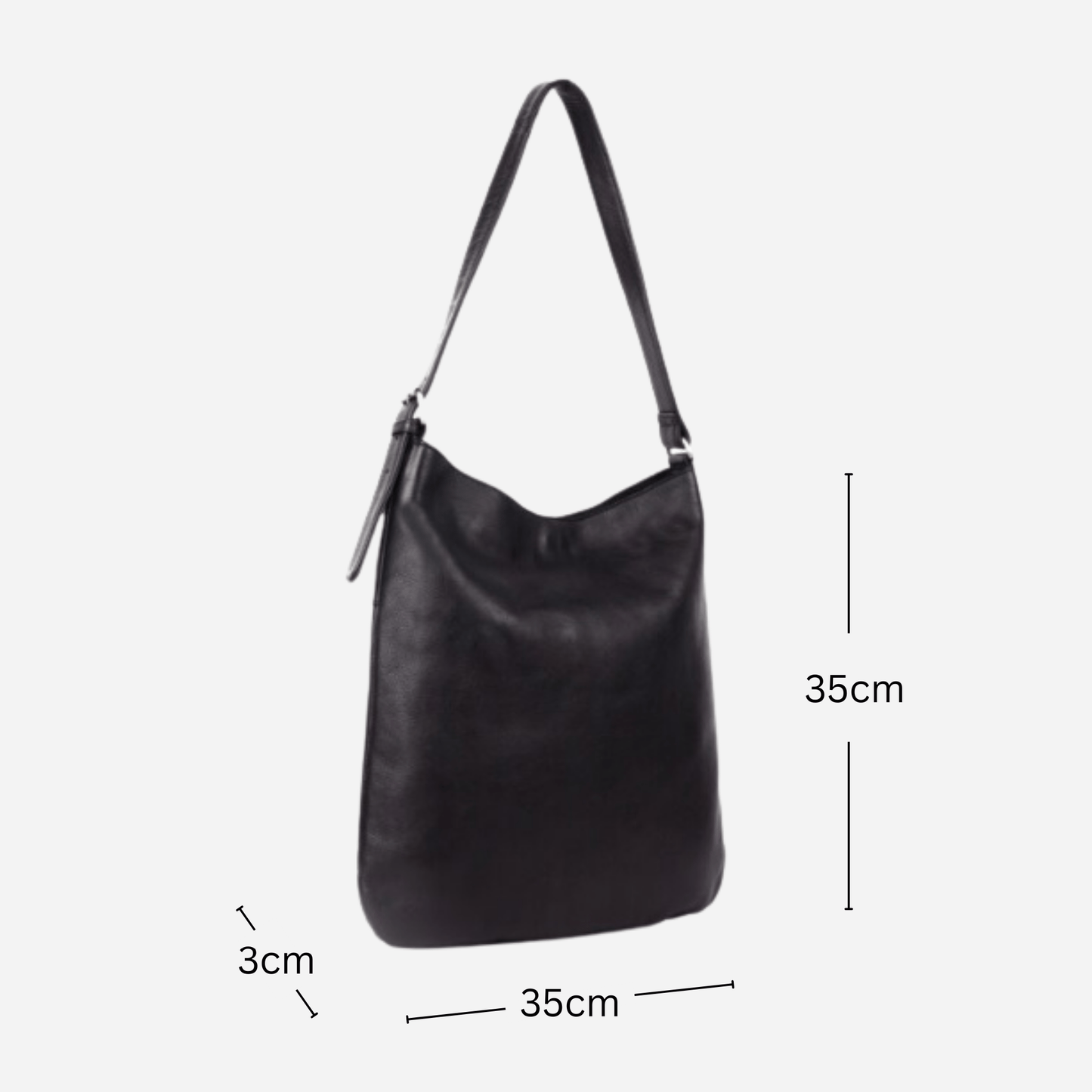 Shoulder Bag | Black | Portland