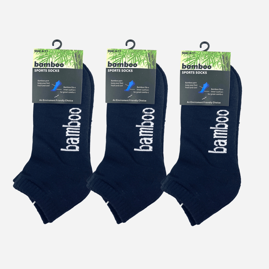 3 x Mens Bamboo Sports Socks