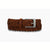 Tan Plaited Leather Belt- 35mm Width - BeltUpOnline