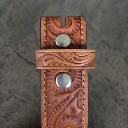 38mm | Tribal Embossed | Round Buckle
