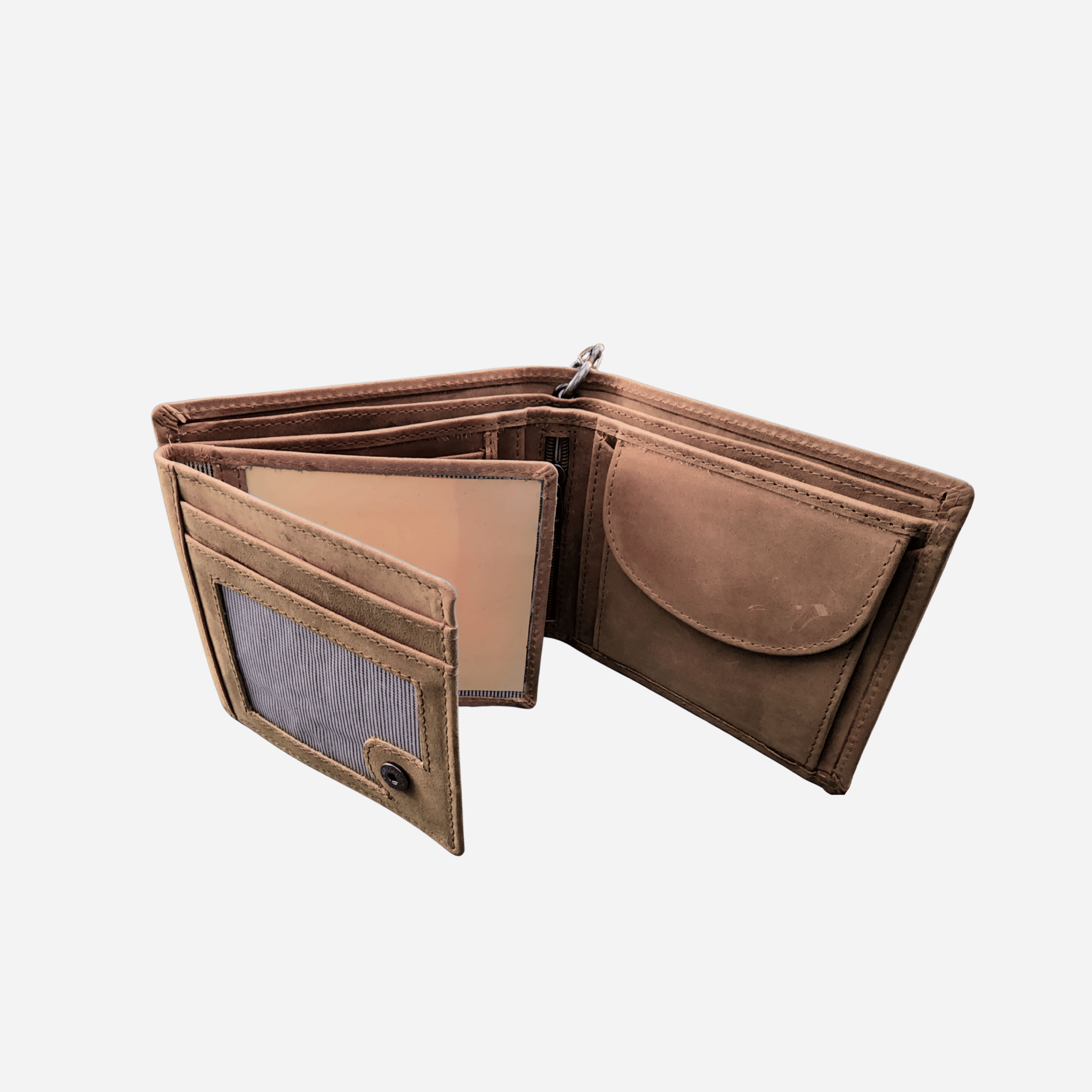 Chain Wallet | Rugged Hide | Bikey - BeltUp Leather Co.