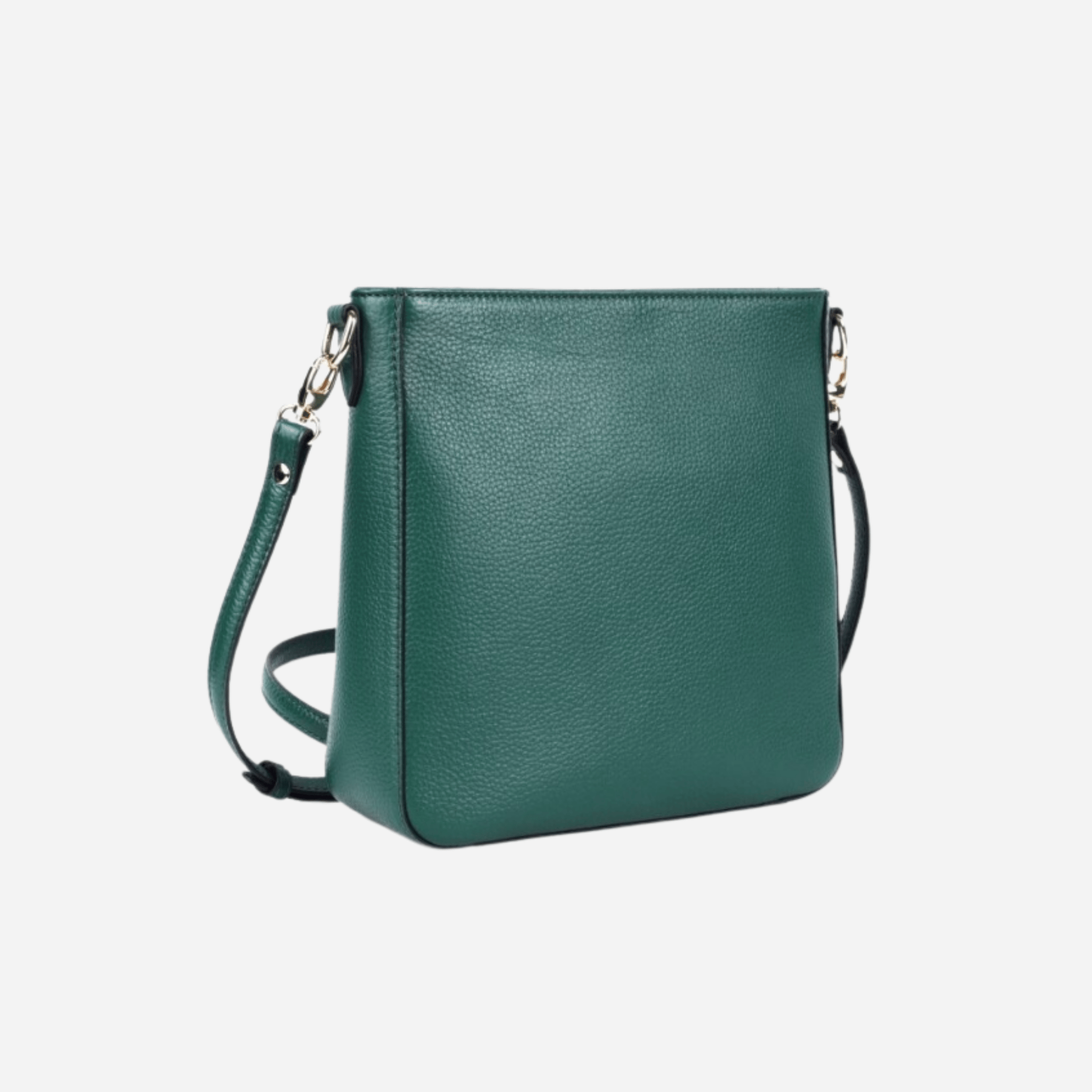 Front view of Darwin Forrest Green Crossbody Handbag - BeltUp Leather Co.