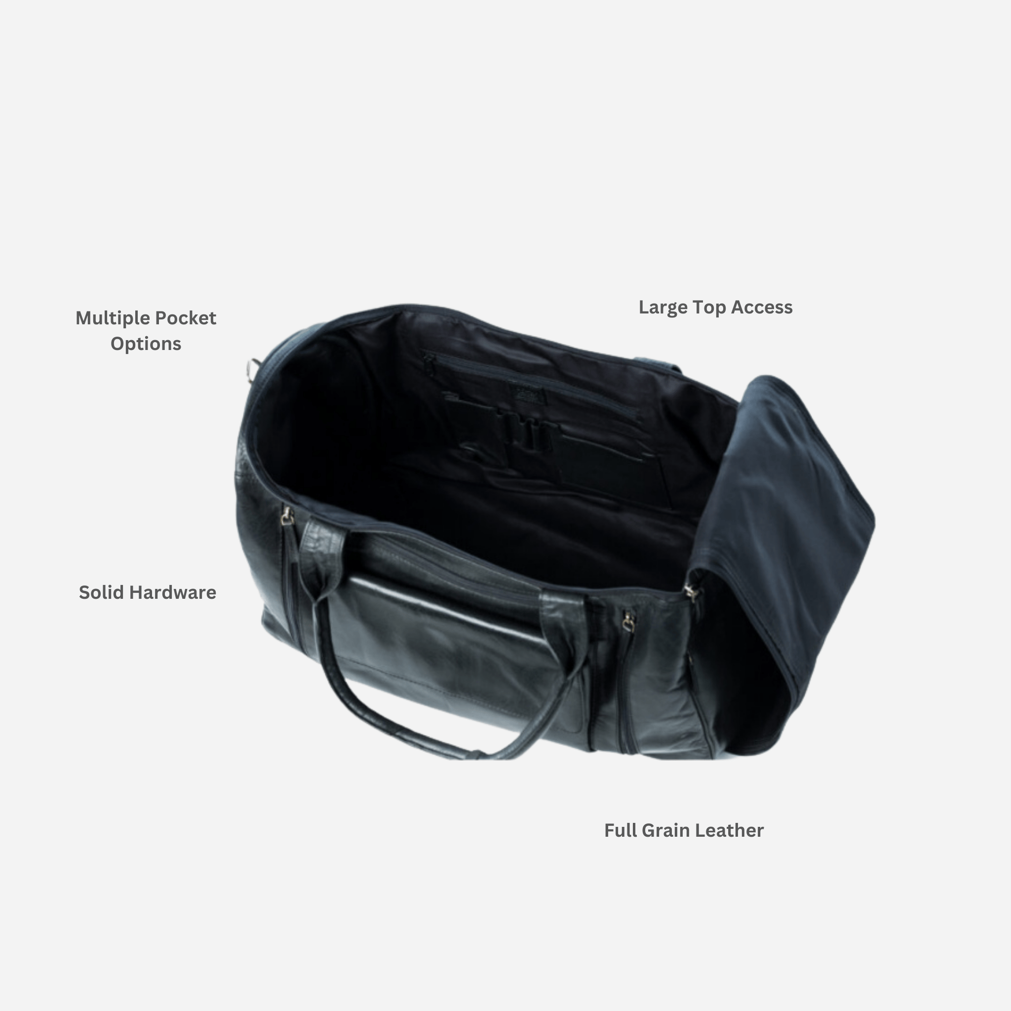 Duffle | Rugged Hide | Lone Ranger - BeltUp Leather Co.