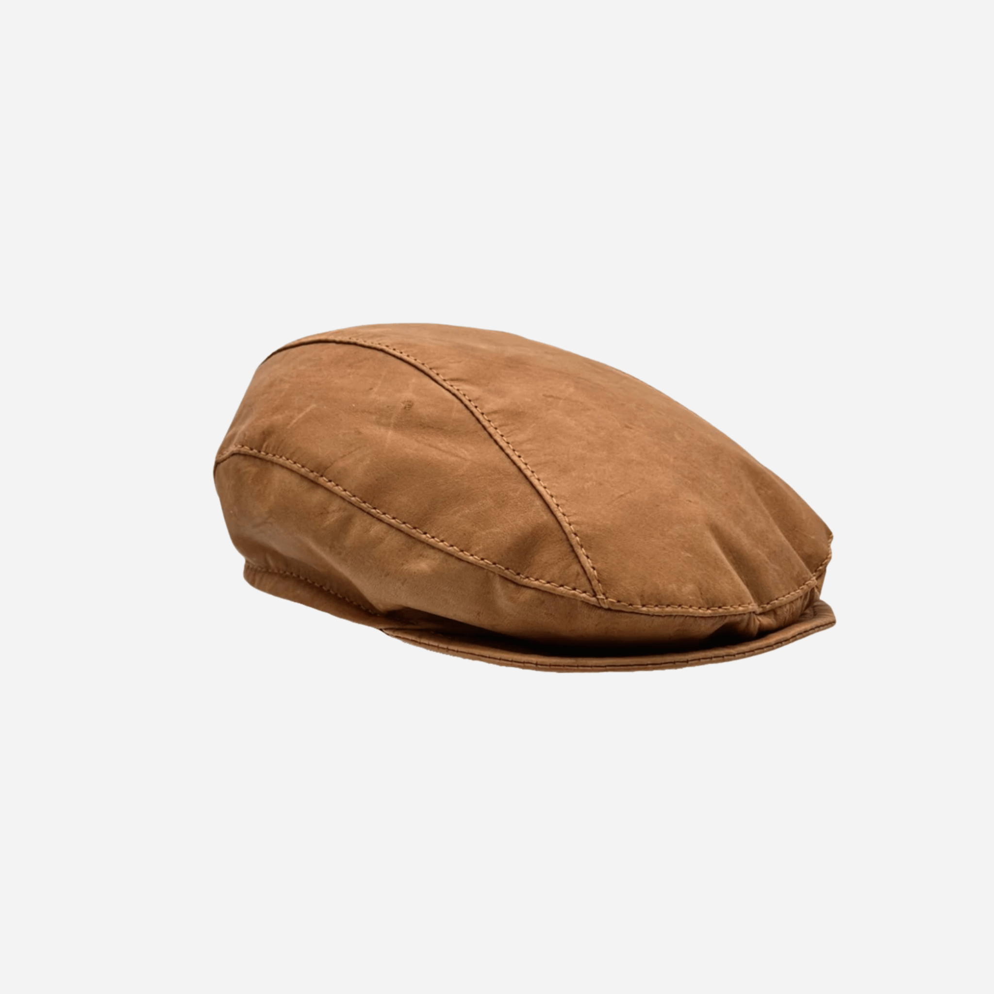 Tan kangaroo leather drivers cap - Jacaru