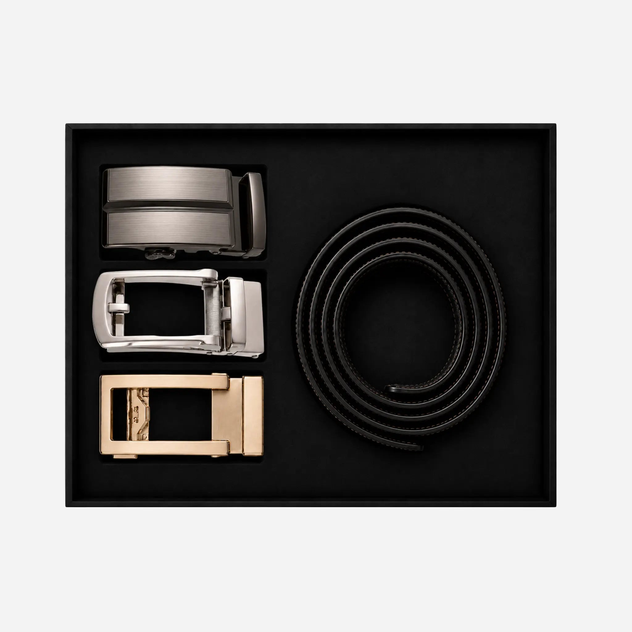 Leather Ratchet Belt Set | Top Grain Leather | Ryan