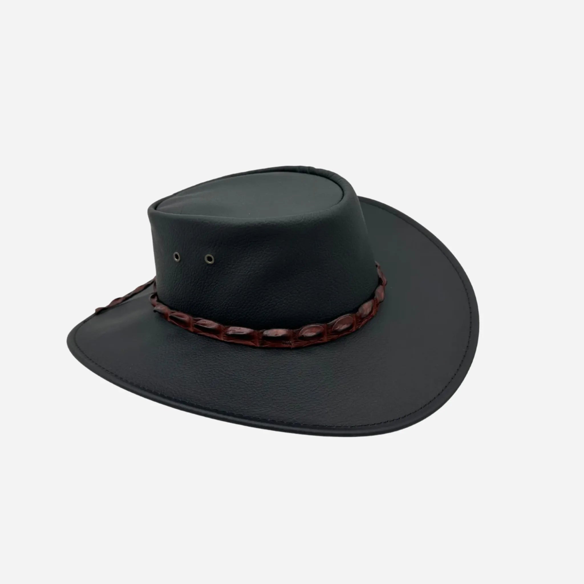 Wild Roo Croc Digger | Kangaroo Leather Hat | BeltUp - BeltUp Leather Co.