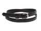 Thin Black Patent Leather Belt - 13mm Width - BeltUpOnline
