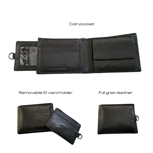 Oran - Black Ami Wallet - BeltUpOnline