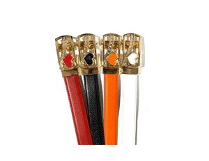 Girls Red Automatic Belt - 25mm Width - BeltUpOnline
