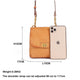 Top Grain Leather Mini Messenger - Tan - BeltUpOnline