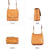 Top Grain Leather Mini Messenger - Tan - BeltUpOnline