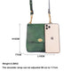 Top Grain Leather Mini Messenger - Green - BeltUpOnline