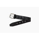 Black Linked Kangaroo Leather Belt- 32mm Width