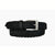 Black Plaited Leather Belt- 35mm Width - BeltUpOnline